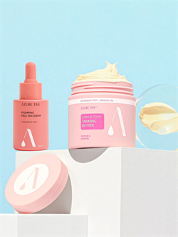 Набор для ежедневного ухода Azure Tan Glow Bundle - Firm & Tone / PLUMBING 2515